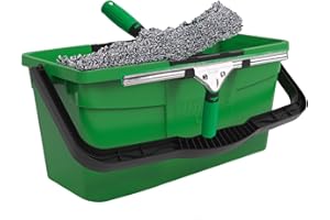 Kit de nettoyage des vitres Unger (raclette, support, housse microfibre, seau 12 L, largeur 35 cm, kit de démarrage raclette) AK013