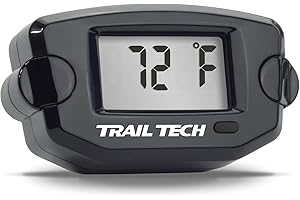 Trail Tech TTO Temperature Digital Gauge 22mm Radiator Hose Sensor 742-EH2
