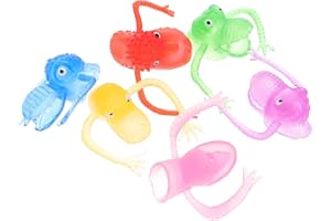 Gadpiparty 20 Pièces Marionnettes à Doigts Jouets De Bain Doigt Famille Marionnettes Jouets Extensibles De De Creepy Monstres Rampant Animal Enfant De Bébé