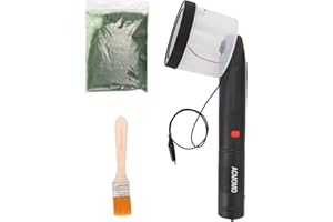 ACMOMO Mini Applicatore per Floccato, Macchina per Erba, in ABS e Impugnatura Antiscivolo, per Tavolo di Sabbia, per modellismo e bricolage