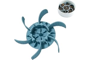 CUNEGRA Slow Feeder Dog Bowls Insert, Cuttable Slow Eating Bowl Insert, Silicone Spiral Dog Bowl Insert to Slow Down Eating Speed and Prevent Choking, Overeating, and Vomiting