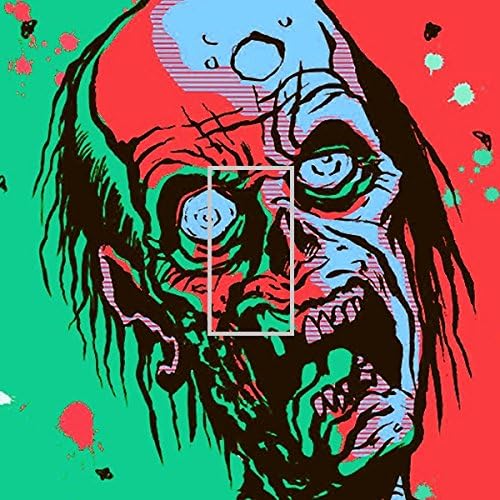 LIGHT SWITCH COVER VINYL STICKER SKIN PLATE L49 COLORFUL ZOMBIE HEAD WALKING DEAD WALL DECAL SELF ADHESIVE DECORATIVE HOME ACCESSORIES BEDROOM CHILD ROOM