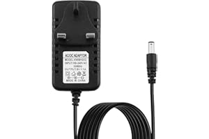 GAUBSS 9V Guitar Pedal Power Supply Compatible with BOSS ME-25/PSA-120S/DS-1/RC-1/RC-3/RC-5/GT-1/DD-3/DD-7/FRV-1, 9V DC Power Adapter for Effects Pedals, Piano Keyboards - 5.5x2.1mm Plug