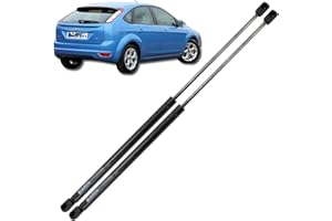 BIAREN 2 piezas Focus Mk2 Hatchback maletero trasero maletero de coche amortiguador de gas resortes 2004-2012 1684312 4M51A406A10AB, 530N 484 mm sistema de soporte elevador