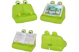 GIFTS FOR READERS & WRITERS Cuddly Reader Soporte para iPad | Soporte para Tableta | Soporte para Libros | Almohada de Lectura | Leer en la Cama en Casa | Soporte Cojín para Tableta | Regalo para Lectores