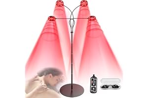 i THERAU lampe à lumière rouge lampe chauffante 660nm&850nm lampe infrarouge tout métal longueur d'onde Skin Wellness pour le soulagement de la douleur et la récupération 72W
