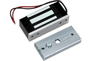 DIGINEX HFeng Electromagnetic Lock Access Control 60KG/132lbs Electronic Magnetic Lock DC12V Fail Safe NC Mini Small Door Lock for Electric Security System