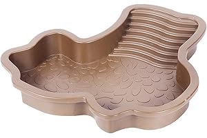 GÉNÉRIQUE 35x28,5x4,3 Cm Piscine Pour Tortue Mangeoire Tortues Terrestre Baignoire Tortue Baignoire Pour Reptiles Bassin De Bain Pour Reptiles Bol À Eau Reptile Pour Tortue, Léopard, Dragon Barbu, Hamster