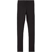 NAME IT Fille Nkfdavina Solid SWE Bru Noos Leggings Gris 12 Ans