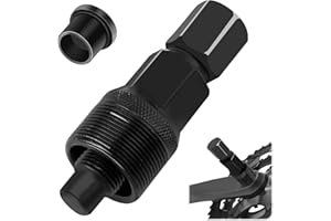 SAKERR Bike Crank Removal Tool, Crank Puller Tool Bicycle Crank Remover Bicycle Crank Extractor Puller Square Taper Crank Puller Tool Bike Repair Tools for Mountain Bike Road Bike - Black