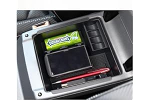 BIXUAN Aufbewahrungsbox für VW CC Arteon/Passat B8 3G Valiant 2015-2022 2023 Organizer mit Antirutschmatte für Mittelkonsole, interner Organizer zur Geräuschreduzierung