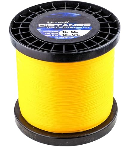 Lenza Da Pesca Ultima Seastrike - Per Mare, 0.65mm-50lb/23kg, Giallo Fluo, Resistente All'Acqua Salata - Foto 14