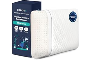 ‎ZENPUR ZenPur Orthopädisches Nackenkissen 40x60-13cm Memory Foam Kopfkissen - Ergonomisches Schlafkissen für Nacken und Schulter, Oeko-TEX Zertifiziert