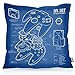 Produktbild VOID N64 Controller Kissenbezug Kissenhülle Outdoor Indoor 64-Bit Videospiel, Kissen Größe:80 x 80 cm
