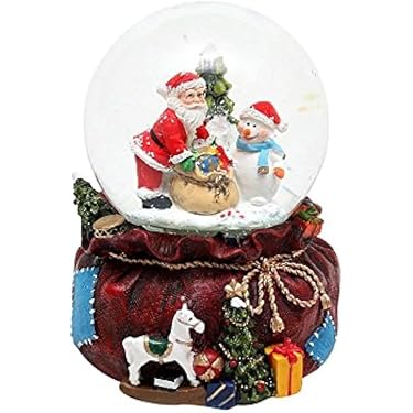 Musikalische Schneekugel-Laterne Mit Rotierender Winterlandschaft – Festliche Deko Für Weihnachten & Muttertag