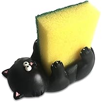 Portariviste A Forma Di Gatto Balvi - In Ferro Nero Decorativo Per Casa E Ufficio - Foto 9