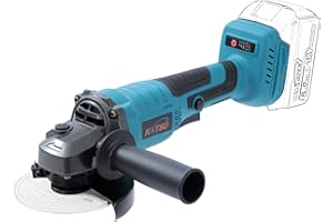 KATSU TOOLS KATSU FIT-BAT 21V Brushless Cordless Angle Grinder 115mm, 3 Speeds, for Grinding Cutting Polishing, No Battery and Charger (Budget) 102606