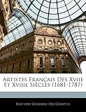Image de Artistes Francaise Des Xviie Et Xviiie Siecles (1681-1787