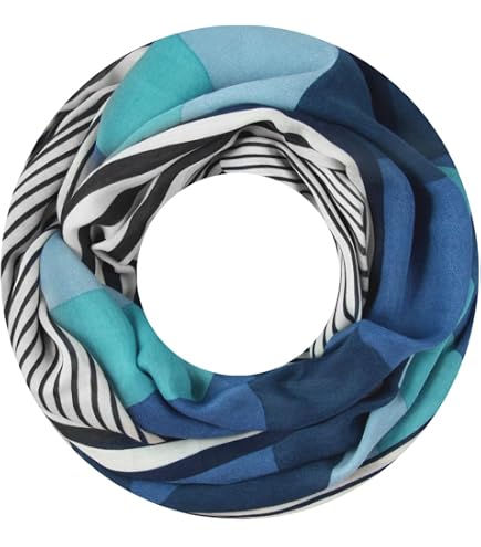 Havana Club Schlauchschal Loop – Stylischer Schal In Blau-rot, Perfekt Als Accessoire Oder Geschenk