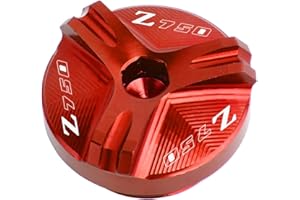 2BIRD Accessori per motocicli per Kawasaki Z750 / S 2004 2005 2006 2007 2009 2009 2010 2011 2011 Protezione da moto CNC Motore di riempimento del motore Cappuccio del bullone del bullone del coperchio del c