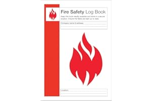 Safety First Aid Group Fire Safety Log Book A4