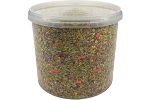 GardenersDream Premium Wild Bird Food | No Mess Garden Birds Feed | Contains Berry Suet Pellets, Sunflower Hearts and Kibbled