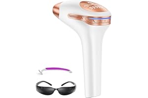 BEAURIS Max 21J Epilatore Luce Pulsata, 9 Livelli di Energia, 600 NM Laser Epilatore a luce pulsata, IPL Luce Pulsata 999,900, Epilatore Laser per Donna,Uomo,Viso,Bikini,Corpo
