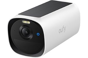 eufy Security eufyCam E40 Extra Kamera, Utomhus Trådlös Säkerhetskamera med Solpanel, 2K, MaxColor Nattsyn, Ansiktsigenkännin