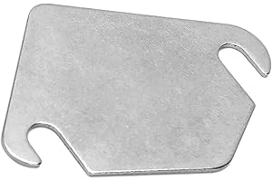 GIONAR Plaque de Bloc EGR pour Peugeot 1.4 HDI et 1.6 HDI, pour Citroën C3, C4, C5, Ford Fiesta, etc, Joint EGR, Joint Aveugle en Inox (Sans Trous)