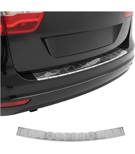 thumbnail interactive-video image 1 of Chrome Load Sill Guard Bumper For Seat Alhambra & VW Sharan 2010-2025 – Stainless Steel, OMAC 1 of 2