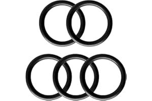 Othmro 10 Pcs Rubber O-Rings, Nitrile Rubber Washers Seal O Rings 45mm OD 37mm ID 4mm Width, Sealing Gasket for Taps, Plumbing