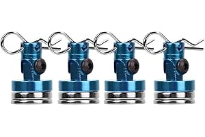 DILWE Stealth Magn¨¦tica RC, Columna de C¨¢scara Invisible 4PCS para SCX10 4WD HSP 1/10 RC Car con Ranurado(Azul)
