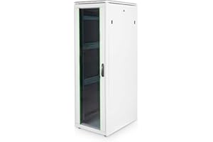 DIGITUS Armoire réseau 19 Pouces 36U - 60x80 cm - Série Unique - Charge 800 kg - Profondeur utile 743 mm - Gris