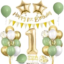 TIESOME Couronne Anniversaire Enfant - Lot De 4 Couronnes Roi/Reine Dorées Pour Fêtes