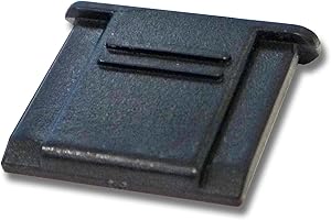 vhbw copri slitta flash sostituisce Nikon BS-1 per fotocamera, reflex digitale SLR, nero, plastica