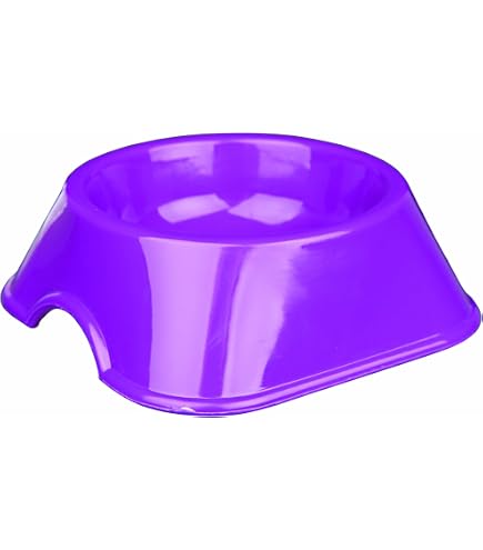Lebon Double Smarty Bowl 1 – Ciotola Doppia Antiscivolo Per Cani E Gatti, Leggera E Lavabile
