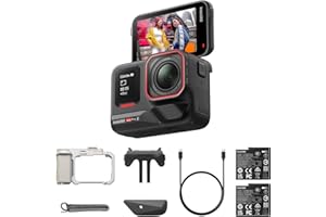 Insta360 Ace Pro 2 Pack Xplorer Argent Lunaire - Caméra d'action étanche 8K co-conçue avec Leica, capteur 1/1,3", Double Puce d'IA, qualité en Basse lumière, Audio avancé, Double Batterie