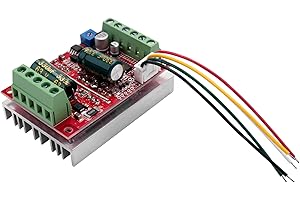 RUANI DC 6-60V 400W BLDC Three Phase DC Brushless Motor Controller PWM Hall Motor Control Driver Board 12V 48V