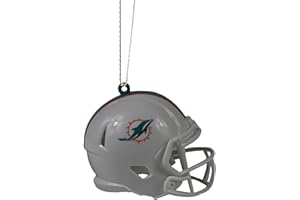 FOCO NFL Miami Dolphins - Casco con forma de bola de árbol de Navidad