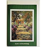 Handmadegruss Art Grußkarten mit Goldprägung ist seit Jahren unserer Verkaufsschlager! Der Garten von Monet.
