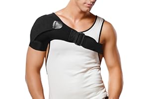 XKZHRR "Verstellbarer Schultergurt, aus Neopren, stabilisierende Schulterbandage bei Arthrose, Schulterluxation, unisex, passt sowohl für die rechte als auch für die linke Schulter, Größenbereich 31-55 Zoll"