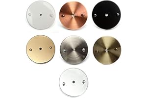 MASUNN Techo De Pared De Dosel-Mount LED Vintage Lámpara Colgante Base De Disco 120mm-# 01 Negro