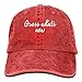 Produktbild Vintage Guess Whats New Pattern Jeans Cap Adjustable Hat Unisex Baseball Caps Red