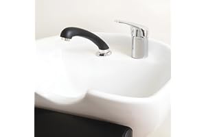 UZMAN-VERSAND DOCCETTA PER LAVANDINO UNIVERSALE CON MISCELATORE COMPLETA DI 2 TUBI FLESSIBILI PER LAVATESTA PARRUCCHIERE - BARBIERE BARBIER SALONE