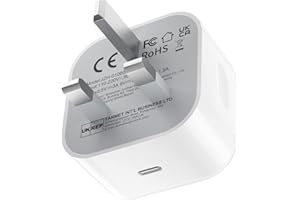 BIGEAR USB C Plug, 20W iPhone Charger, USB C Wall Charger Power 3.0 Delivery PD Charger Plug, USB C Mains Charger Type C Plug Socket for 15/14/13/12/11 Pro/Pro Max/XS Max/XS/XR/X/SE/8/8 Plus