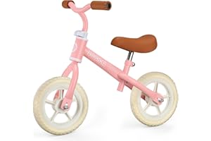 Itslife Laufrad ab 1.5-4 Jahre, Lauflernrad ab 18 Monate Baby, Ultraleicht Kinderlaufrad, Verstellbarer Sitz und Lenkrad, Balance Bike ohne Pedal, Geschenk für Jungen und Mädchen
