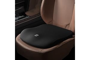 DASJD Poduszki na siedzenia samochodowe dla kierowcy, antypoślizgowa poduszka na siedzenie samochodowe do samochodu, oddychająca pianka z pamięcią kształtu, poduszka na krzesło biurowe, fotel