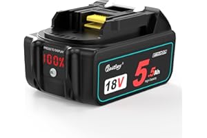 Waitley 5500 mAh 18 V Li-ion akumulator zamienny do Makita 18 V BL1850, BL1860B, BL1850, BL1840, BL1830, BL1820B, BL1815 kompatybilny z elektronarzędziami Makita