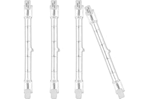 EKSAVE R7s - Lampadina alogena lineare 200 W J118, 118 mm, lunghezza 3100 lm, 2700 K, dimmerabile (confezione da 4)