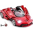 TEC TAVAKKAL Remote Controlled Super Racing Car, Super Racing Sports High Speed Toy Vehicle, Motor RC Chargeable Cars for Kids (Super RC Car Red)